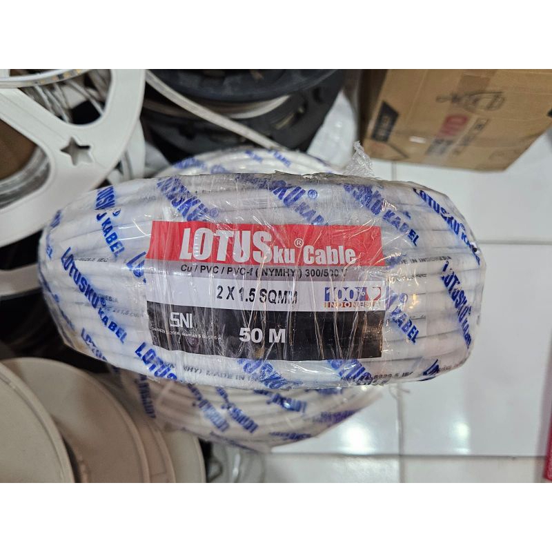 KABEL LOTUS 2 x1.5 SERABUT PER ROLL