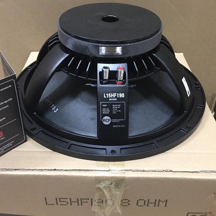 SPEAKER COMPONENT RCF L15HF190 KARAKTER WOOFER 15 INCH TERBARU
