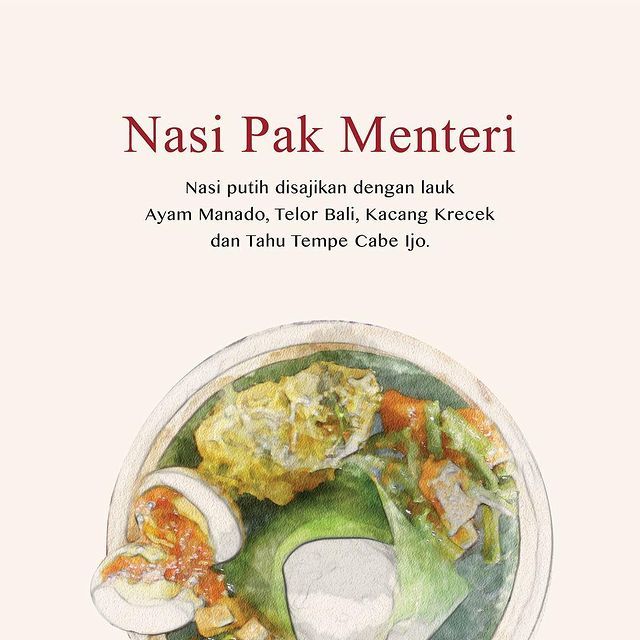 

Nasi Box Catering Menu Nasi Pak Menteri