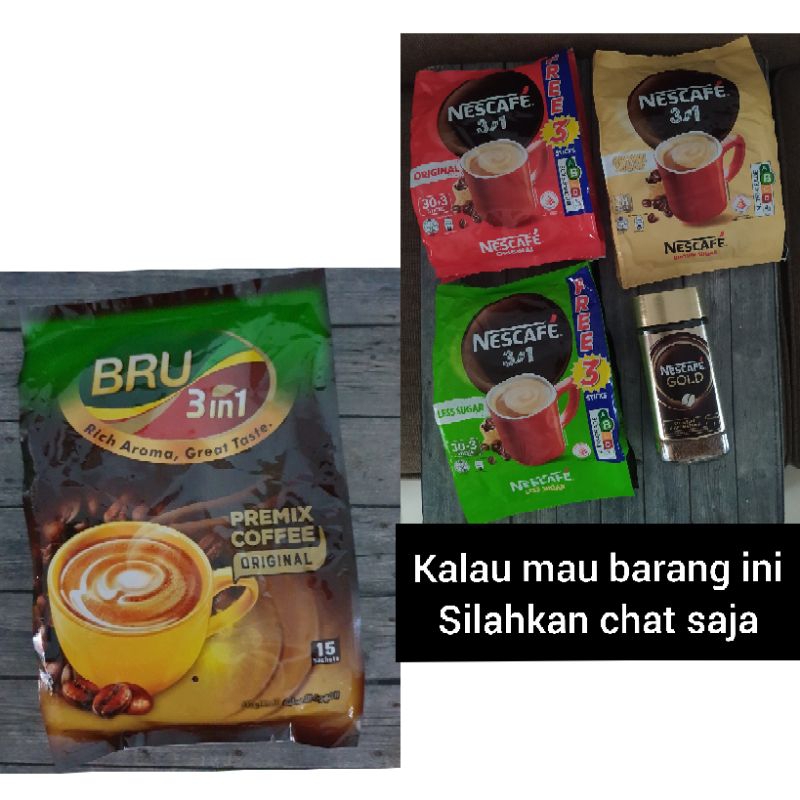 

Bru Premix Coffee Original Kopi India Singapore Nescafe Owl