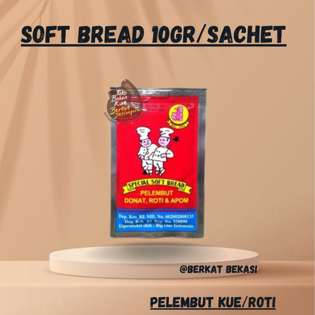 

SOFT BREAD / BAHAN PENGEMBANG ROTI / RAGI / SACHET