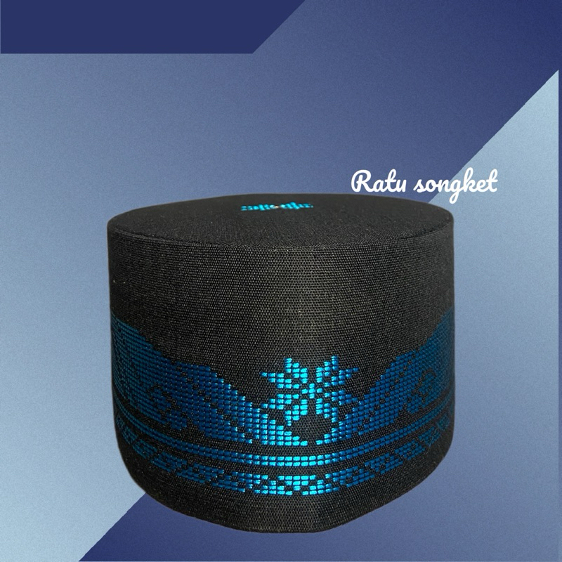 peci/kopiah songket motif gunung