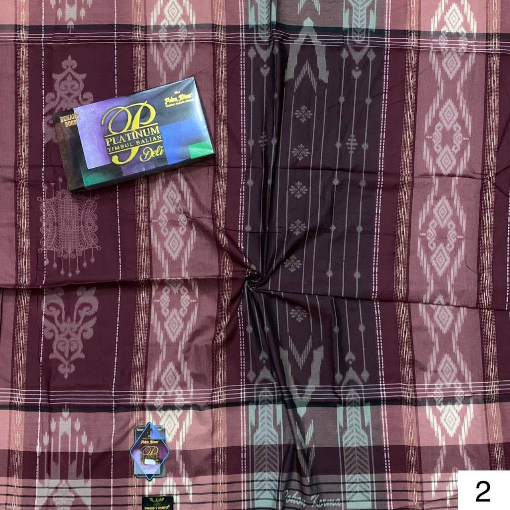 SARUNG POHON KURMA KORMA DELI PLATINUM KEMBANG TIMBUL BALIAN TERMURAH