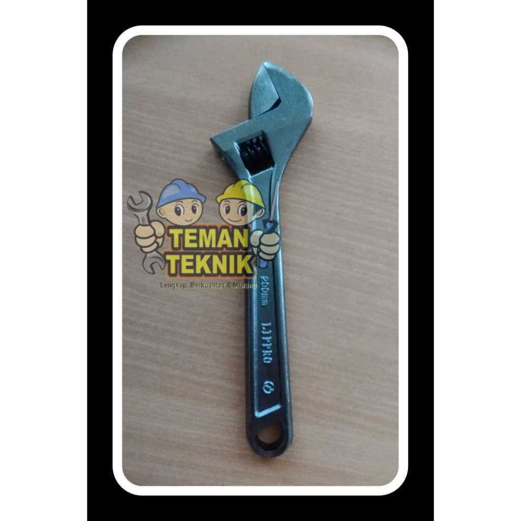 Kunci Inggris / Adjustable Wrench / Lippro Adjustable Wrench8"