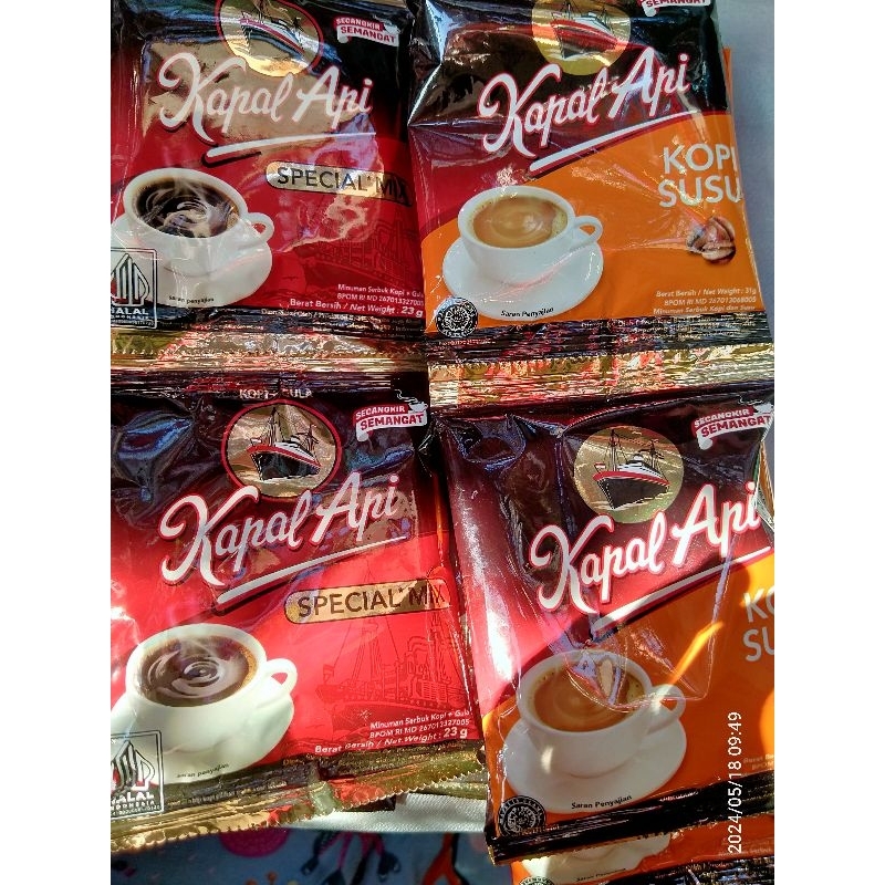 

kopi kapal api mix. kapal api susu