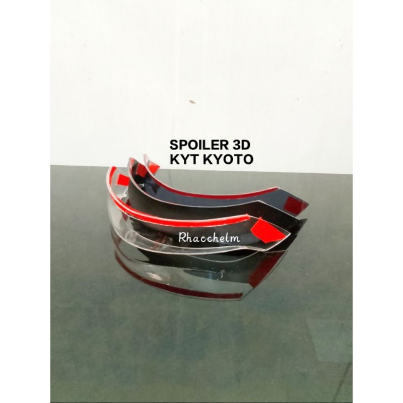 SPOILER 3D KYT KYOTO| SPOILER HELM KYT KYOTO /SPOILER 3D