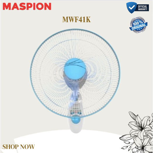 MASPION KIPAS DINDING MWF 41K KIPAS ANGIN/MWF41K/MWF-41K/MWF 41K/ORIGINAL MASPION/BERGARANSI RESMI