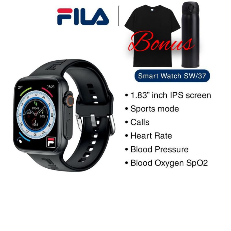Jam tangan smart watch Fila Sw/37 jam tangan pintar sw37 original