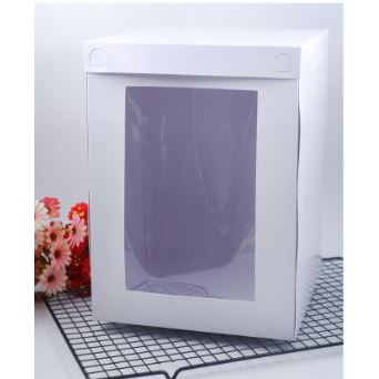 

White Tall Box 30x30x35cm / White Tall Box 35x35x35cm / Box CakeTinggi Putih Polos / Box Kue Hampers Ulang Tahun Kekinian/ Box Cantik Lucu