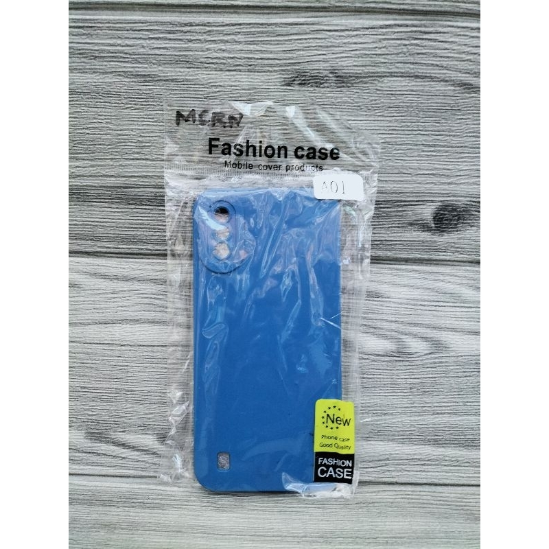 Softcase Candy Macaron Protect Camera Samsung Galaxy A01