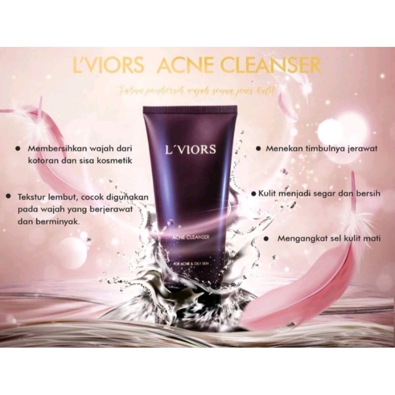 LVIORS ACNE CLEANSER FOR ACNE & OILY SKIN
