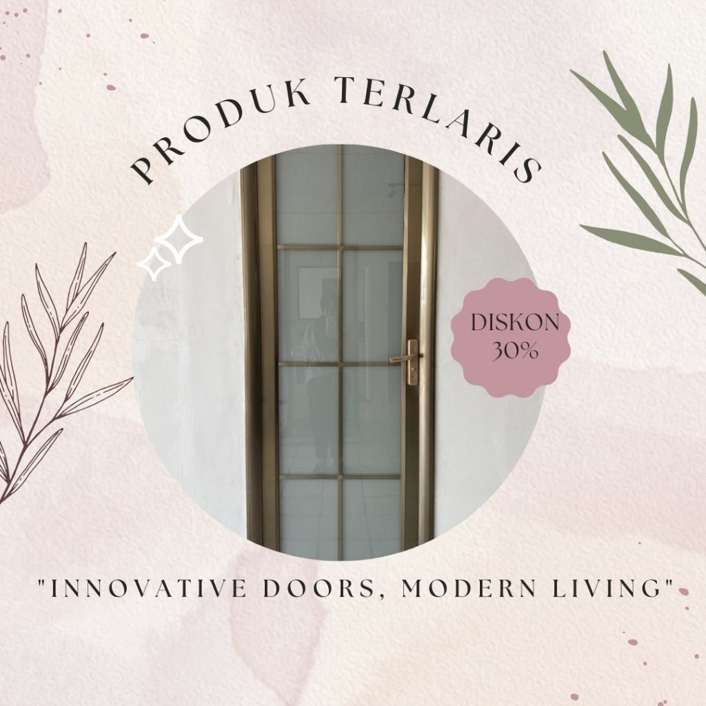 pintu kamar mandi alumunium/pintu kamar mandi murah