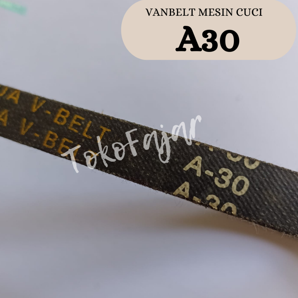 (A30) Van belt mesin cuci ukuran A30 Karet Mesin Cuci