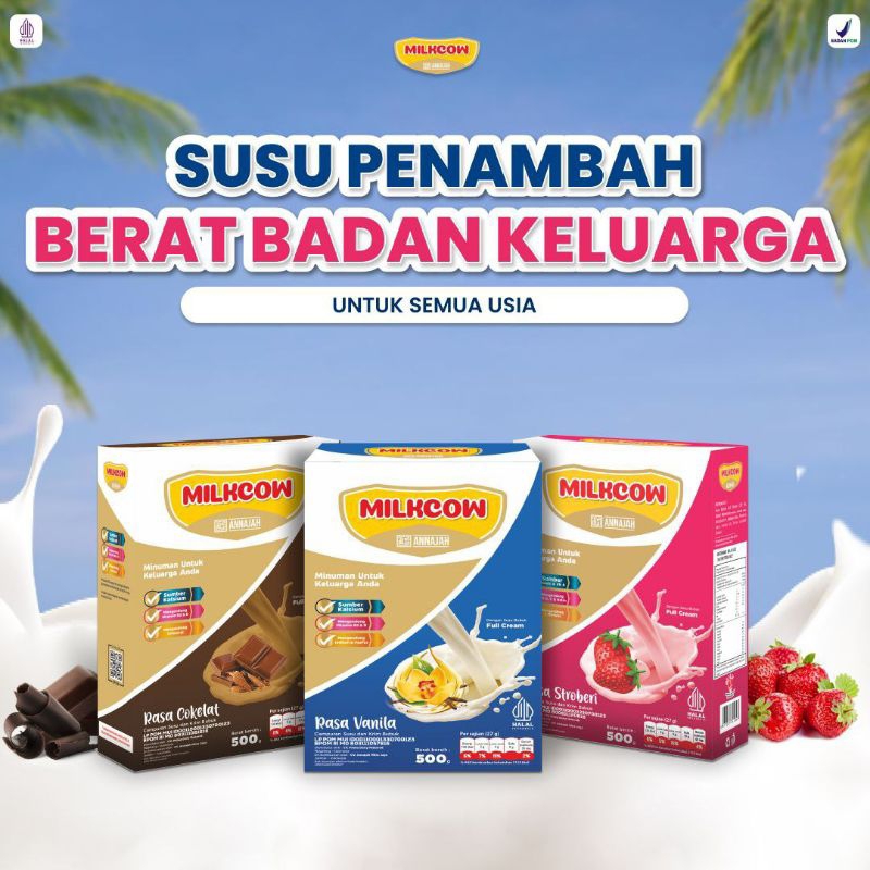 

SUSU GEMUK BADAN MILKCOW FULL CREAM ORIGNAL SUSU SAPI 500g PENGGEMUK DAN PENINGGI BADAN AMPUH No.1