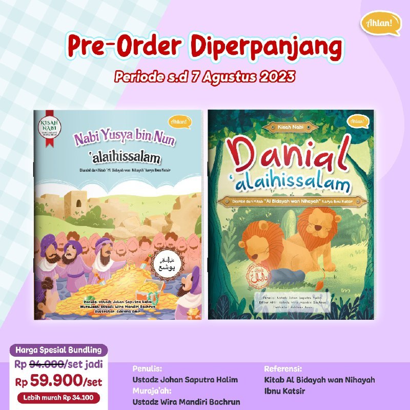 Buku Anak Kisah Nabi yang Jarang Dikisahkan Ahlan / Kisah Nabi Yusya bin Nun 'Alaihissalam / Kisah N