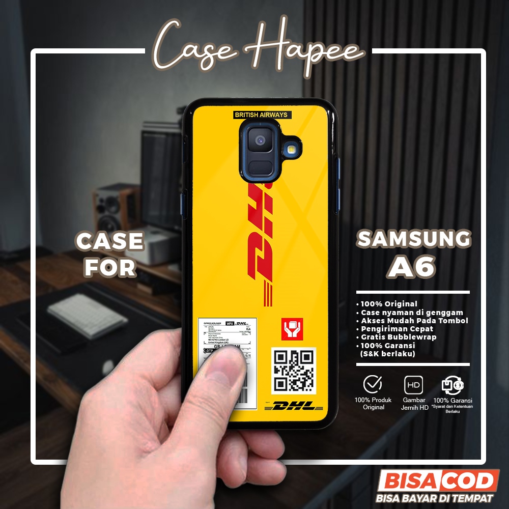 Case Samsung A6 Casing Samsung A6 [DHL1] Casehapee Case Glossy Case Aesthetic Custom Case Premium So