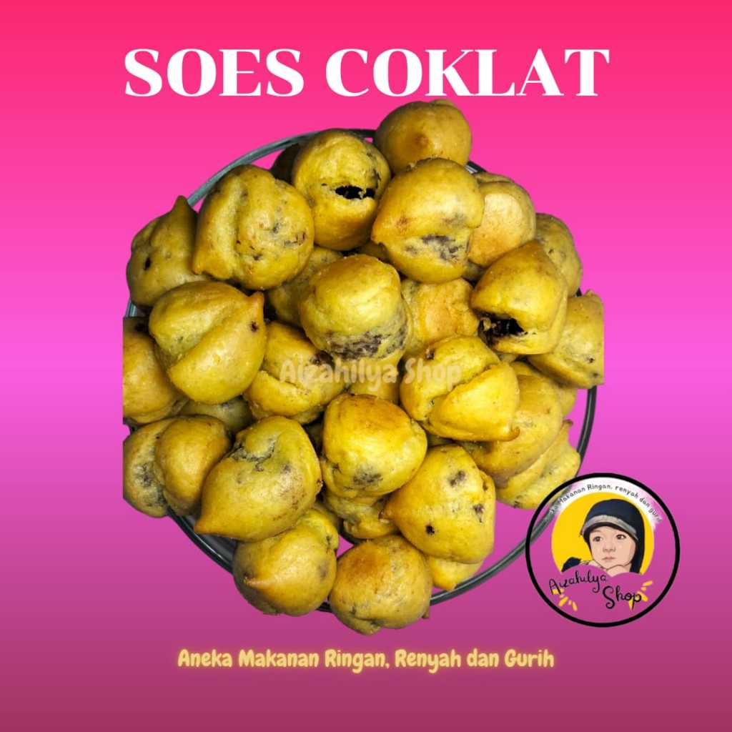 

Soes Mini Kering Cokelat Micky 250 gram