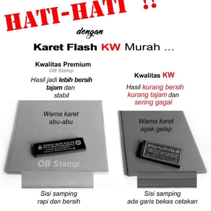 

KODE D8Y2 Karet Stempel Flash 33cm x 15cm x 7mm