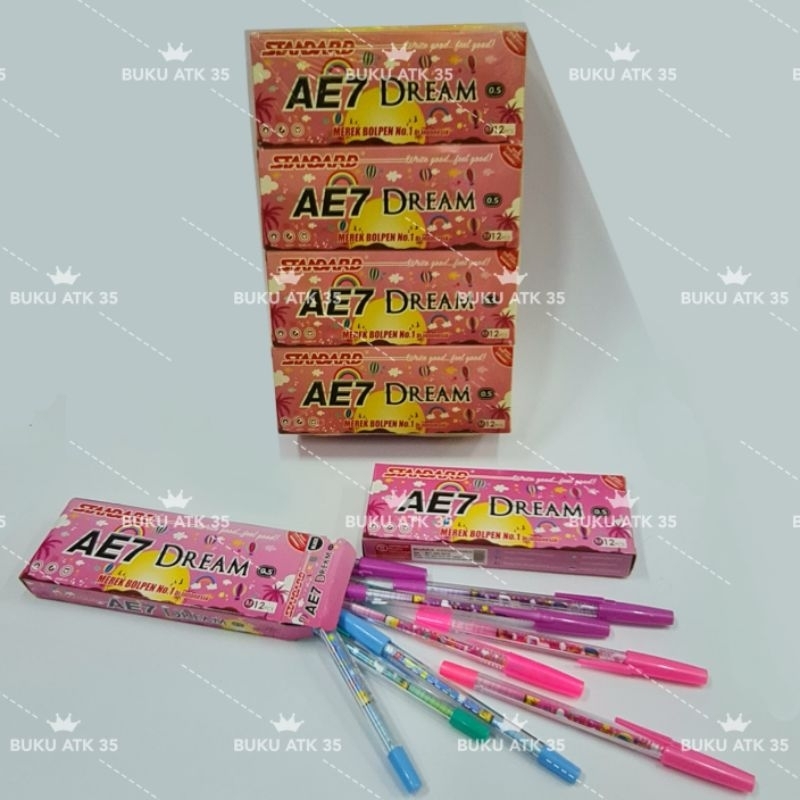 

Bolpen Pen Pena Pulpen Standard AE7 Dream