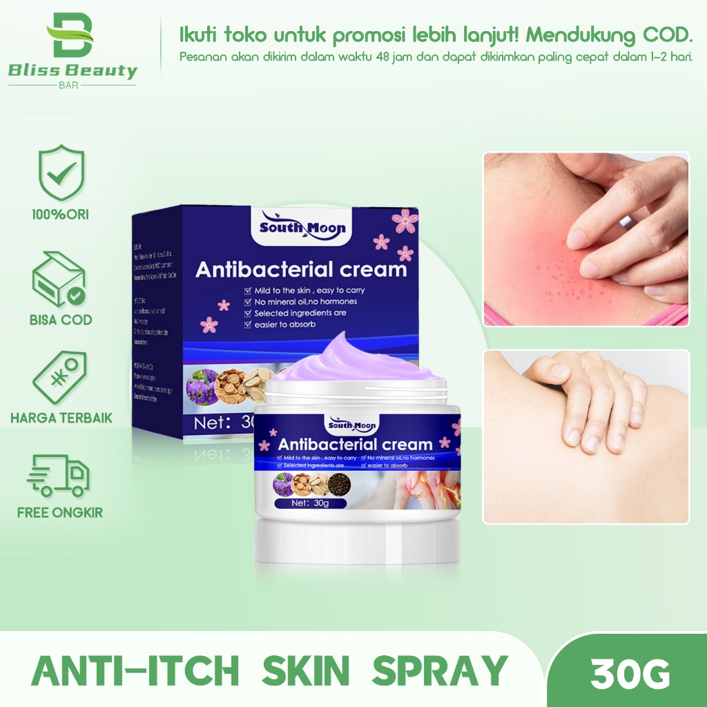 South Moon Krim Antibakteri Psoriasis 30g Salep Gatal Paling Ampuh Salep Kulit Obat Gatal Gatalsalep