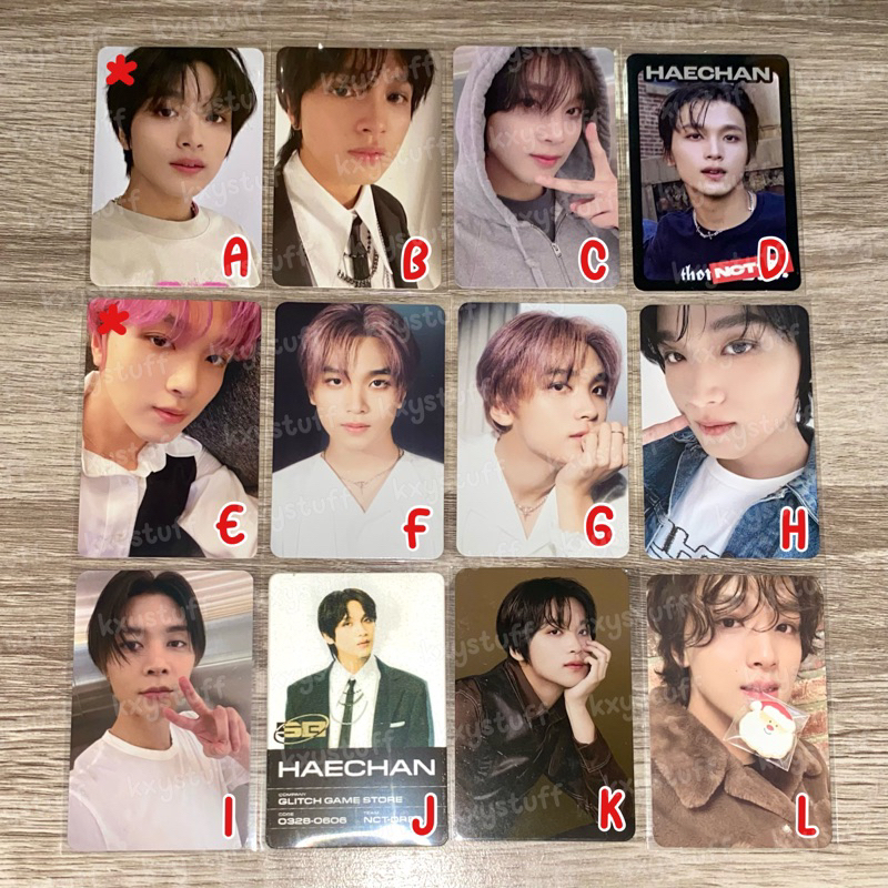 [READY] [UBAH JNT] PC Photocard NCT Dream Haechan pilek scratch pob interasia btfm tc trading card a