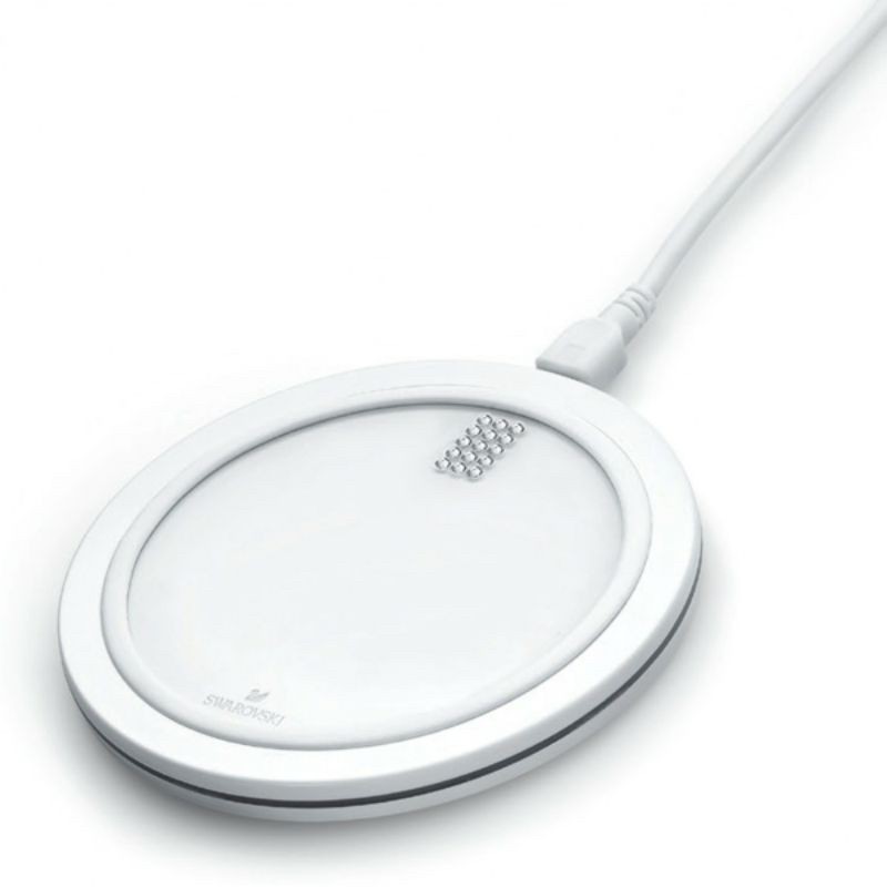 Wireless Charger Pad Swarovski Original Tempat Cas HP Wireless