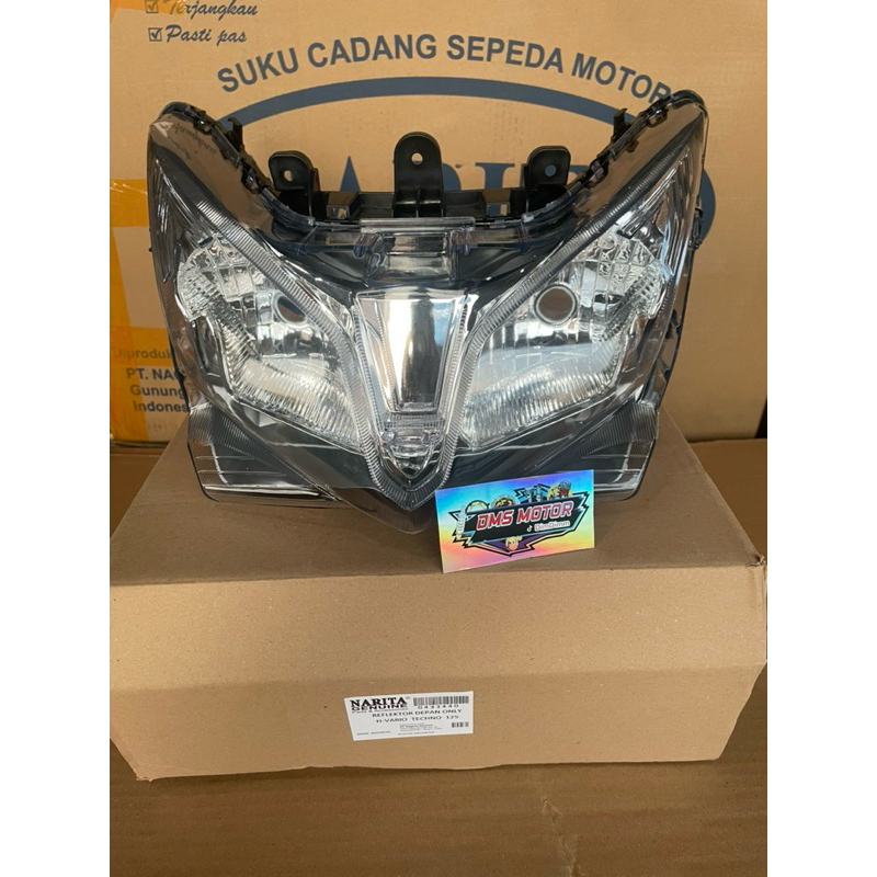 Reflektor vario techno 125 old lampu depan vario techno 125   2013/ 2014