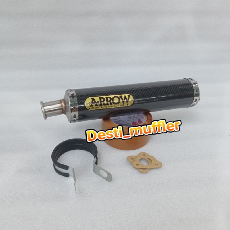 slincer knalpot Arrow carbon ninja RR R SS 2tak