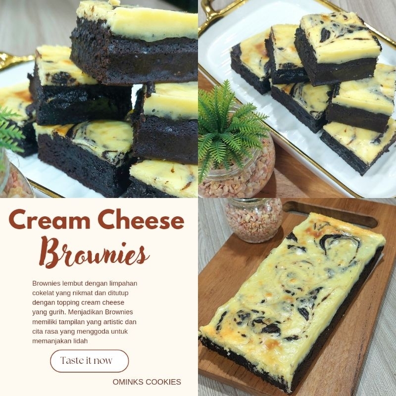 

CREAM CHEESE BROWNIES