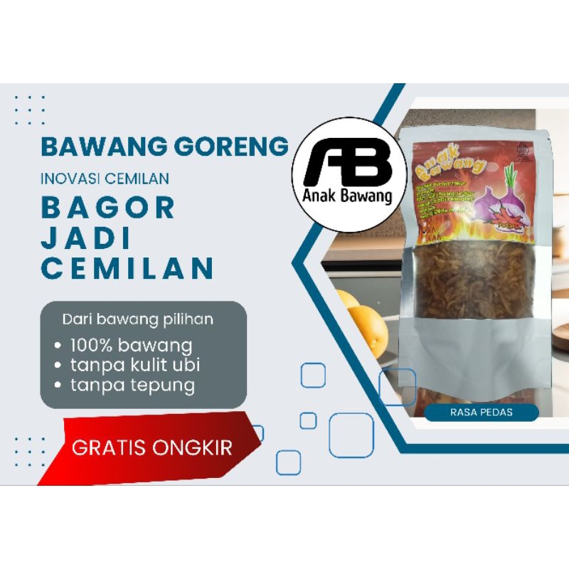 

Bawang Goreng / Bawang Goreng rasa pedas / Bawang Goreng Premium / Bawang / Cemilan