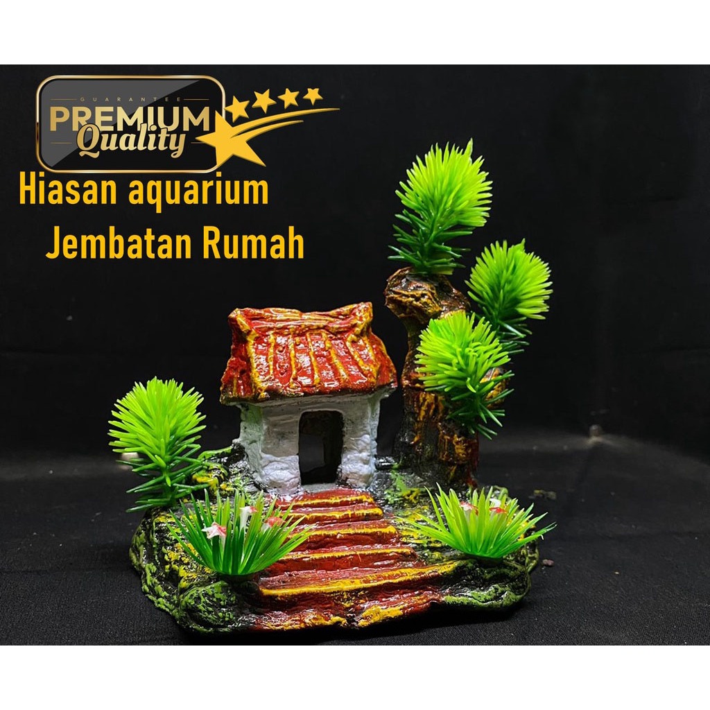 Rumah suku aborigin, hiasan rumah suku aborigin, hiasan aquarium rumah, hiasan aquarium rumah suku, 