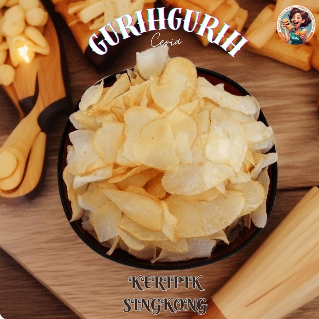 

KERIPIK SINGKONG ORIGINAL 100 - 500gr - KERIPIK SINGKONG ASIN GURIH RENYAH - GURIH GURIH CERIA