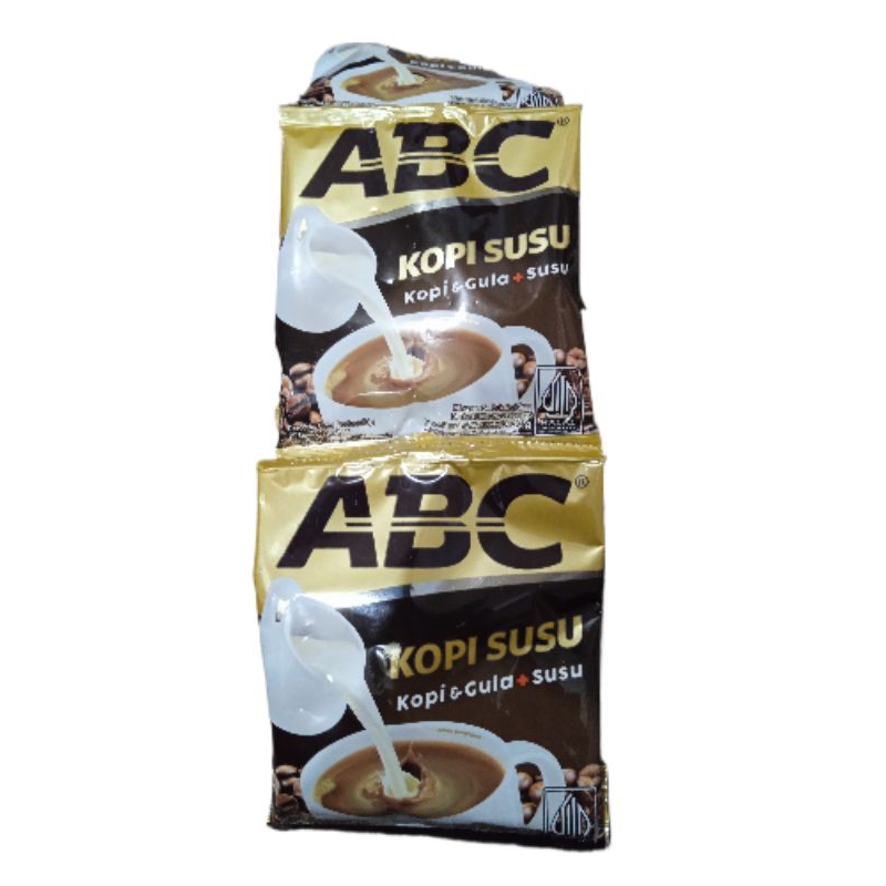 

ABC Kopi Susu Kopi & Gula + Susu 30g 1 Rcg Isi 10