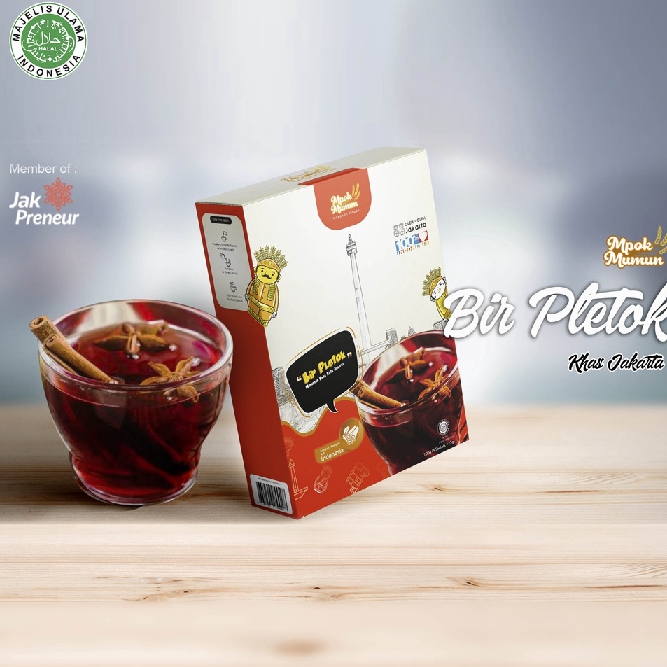 

Bir Pletok Sachet bubuk Oleh Oleh dari jakarta khas betawi Mpok Mumun Big Sale