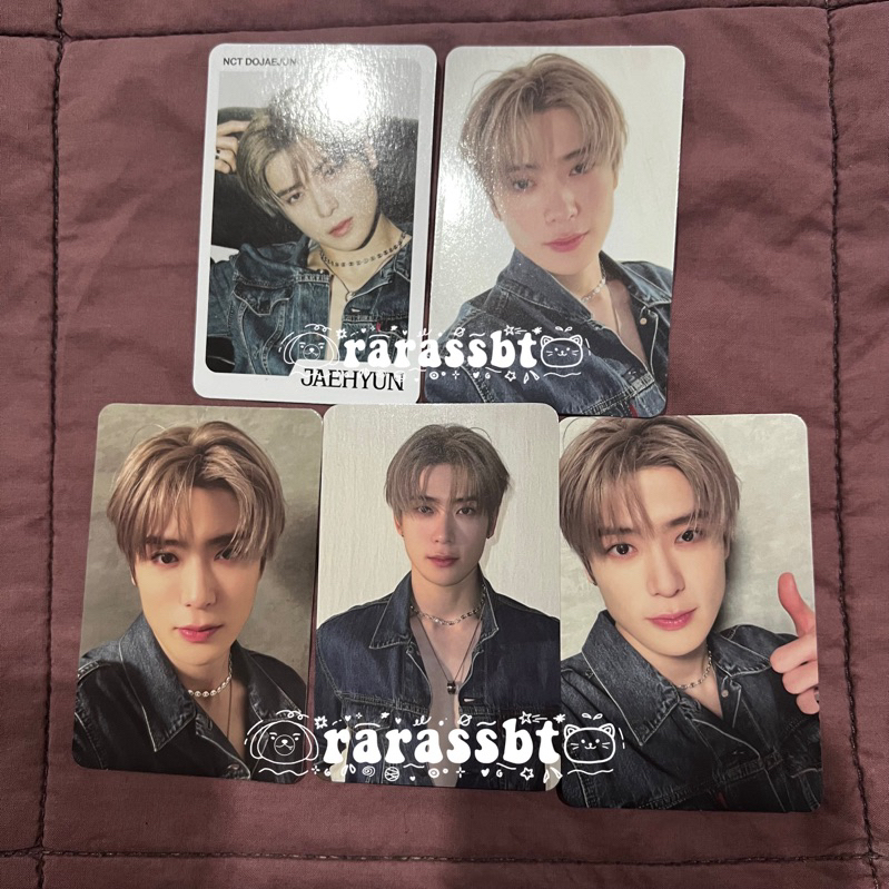 PHOTOCARD JAEHYUN DENIM DADA EVERLINE SMSTORE PB DOJAEJUNG DJJ PC OFFICIAL BUNDLE BULK ONLY