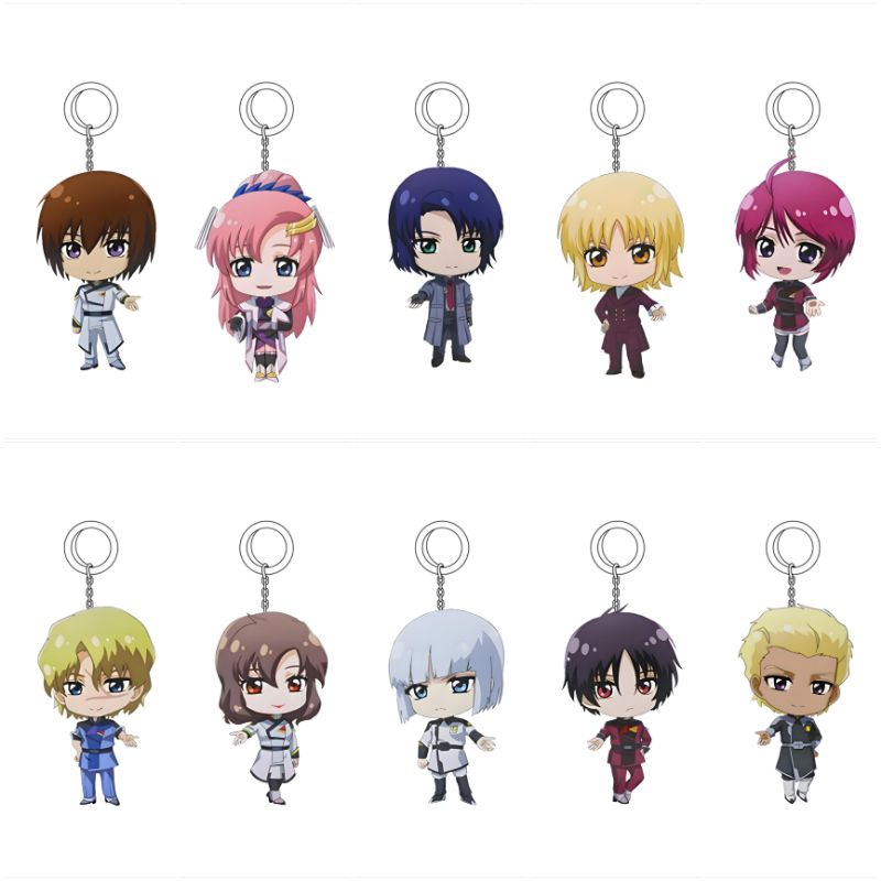 GUNDAM SEED FREEDOM KEYRING CHIBI / GANTUNGAN KUNCI ANIME GUNDAM SEED FREEDOM CHIBI