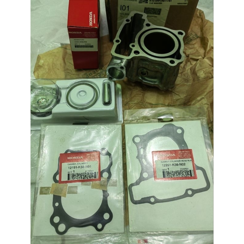 Cylinder blok Block piston set New Sonic 150R supra GTR 150 CB150R NEW LED asli