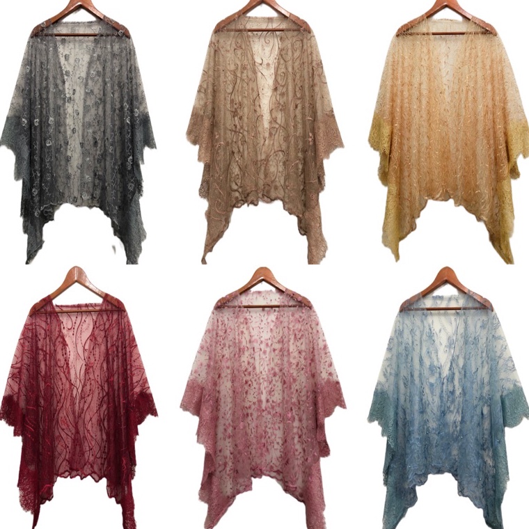 Paling Laris Jelita Outer Cape Tille Mix Brukat