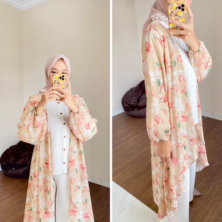 Paket Promo  HIMELS OUTER  Long Outer Motif  Outer wanita