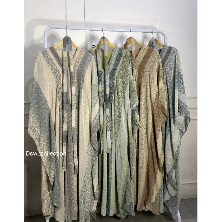 Tren Kekinian KAFTAN ETNIK  KAFTAN PREMIUM CERUTY PLISKET