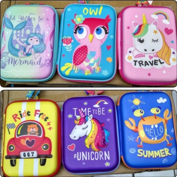 

Kotak Pensil 3D Timbul Tempat Pensil Lucu Look Like Smiggle Berkualitas