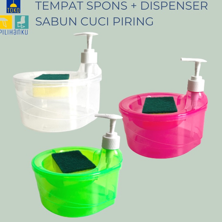 1111 Tempat Spons  Tempat Dispenser Cuci Piring Multifungsi Free Spons Cuci Piring