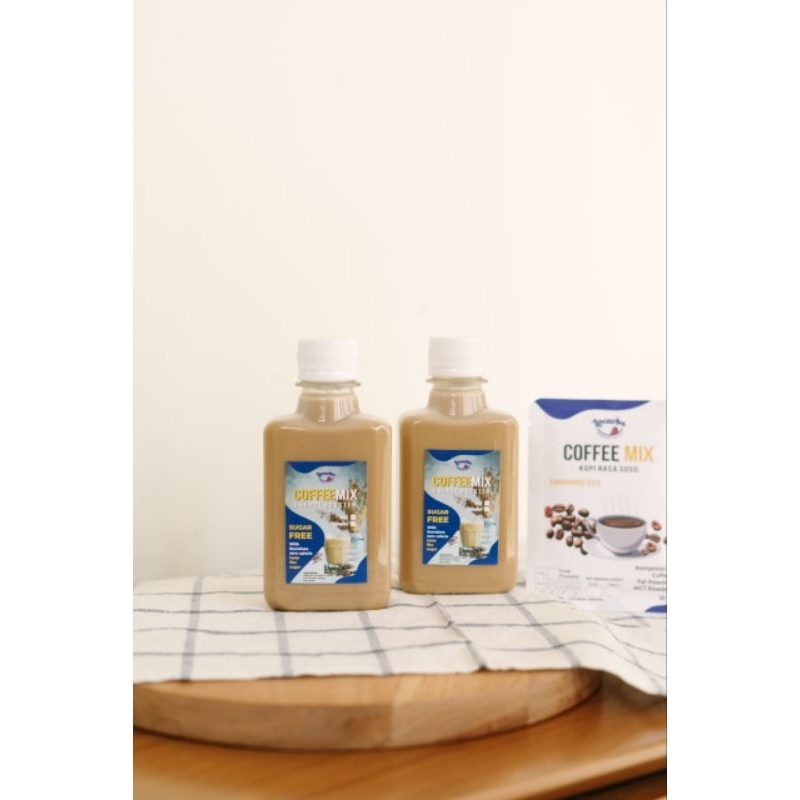 

Kopi Coffee Mix Rasa Susu Kemasan Botol 185 Ml