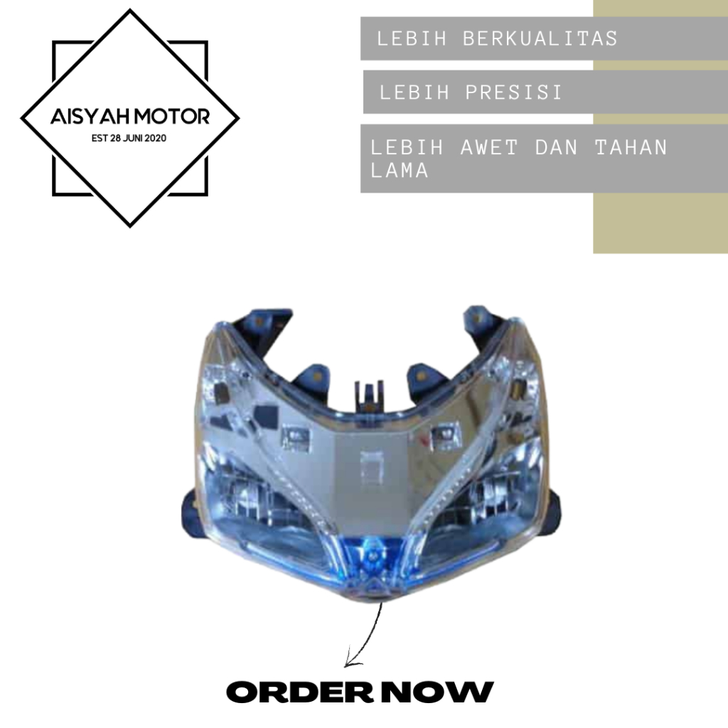 Reflektor Lampu Depan Honda Vario 110 FI LED