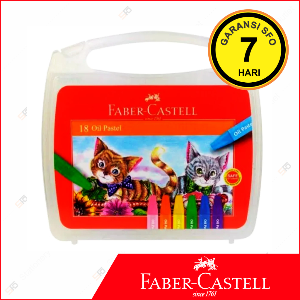 

Crayon Oil Pastel Faber Castell isi 18 Ekonomis - SFO Semarang Official