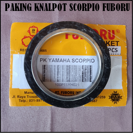 PAKING KENALPOT SCORPIO PAKING KNALPOT SCORPIO GASKET FUBORU