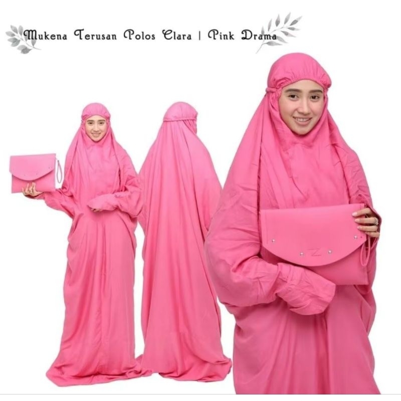 Mukena Terusan Dewasa Bahan Katun Rayon