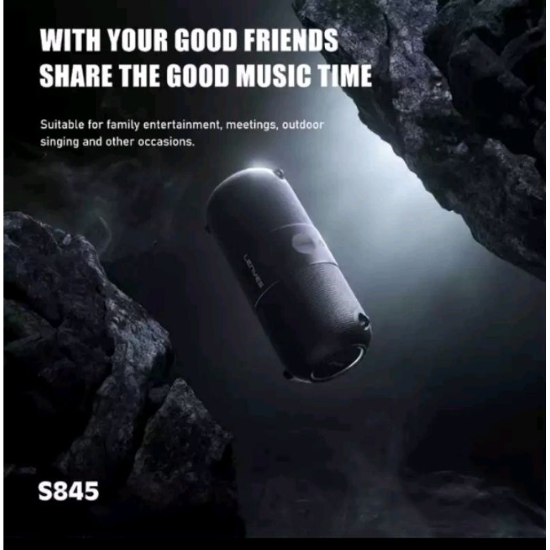 RY - SPEAKER BLUETOOTH LENYES S845 ORIGINAL 100% / SPEAKER AKTIF LENYES SERI S845 WATERPROOF