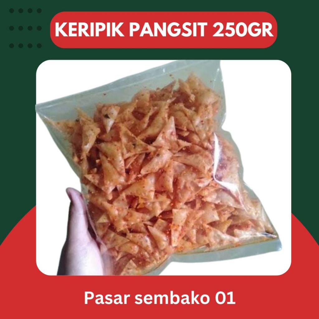 

KERIPIK PANGSIT 250 gr / PANGSIT / KUE BAWANG BANDUNG