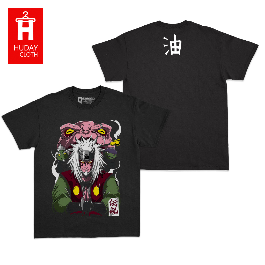 KAOS JIRAIYA / NARUTO / ANIME / BAJU MANGA / SENIN